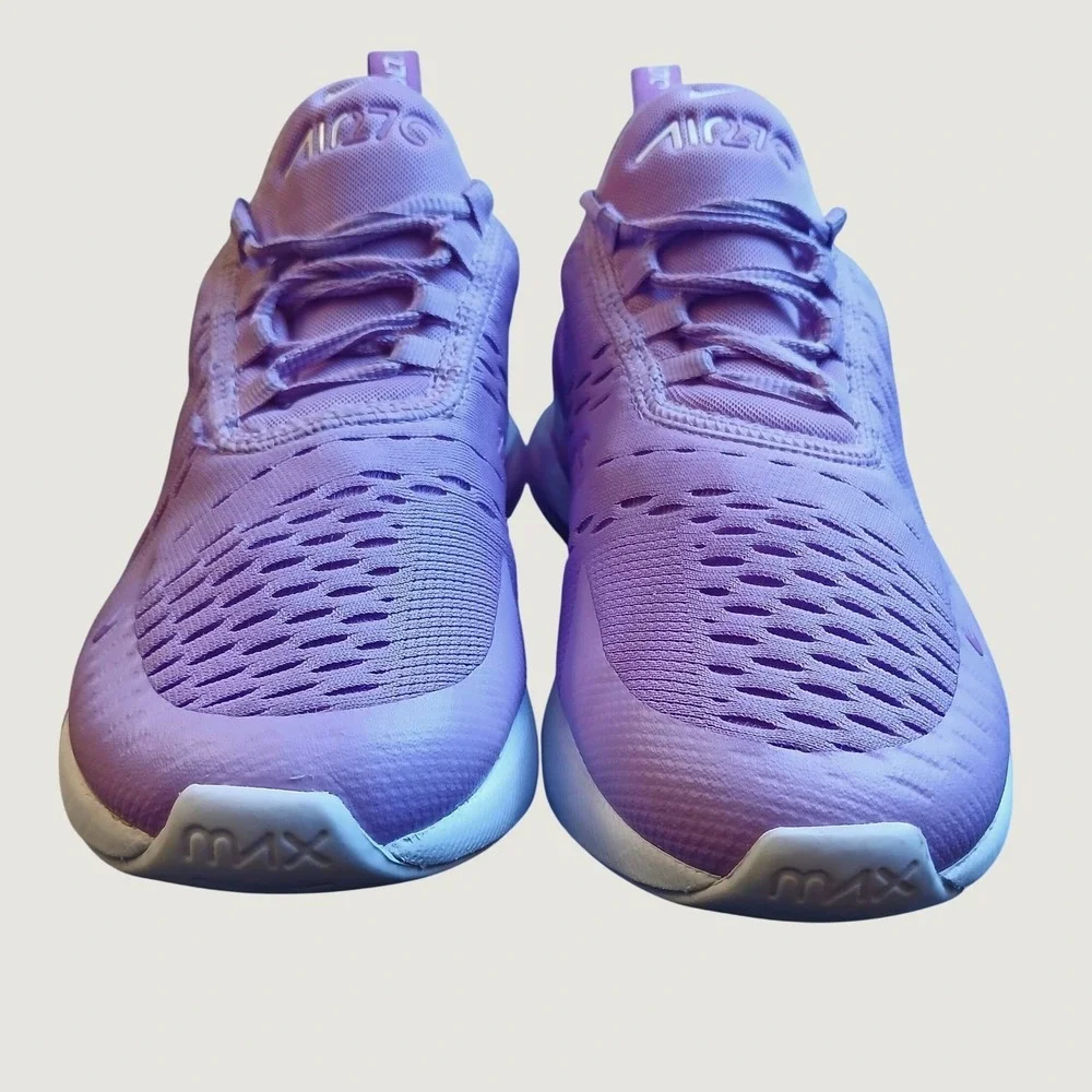 Nike Air Max 270 GS Beyond Pink White Dutch Blue Sneaker 943345-501 Size 6Y